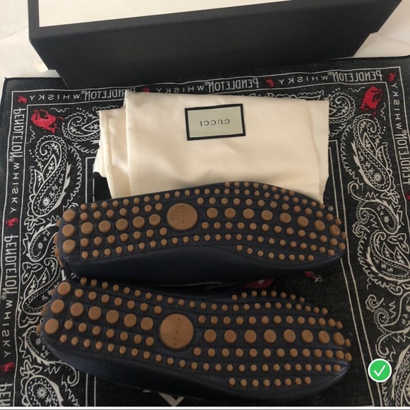 Blue Gucci Loafers size 10 European size 11 US - Picture 4 of 5